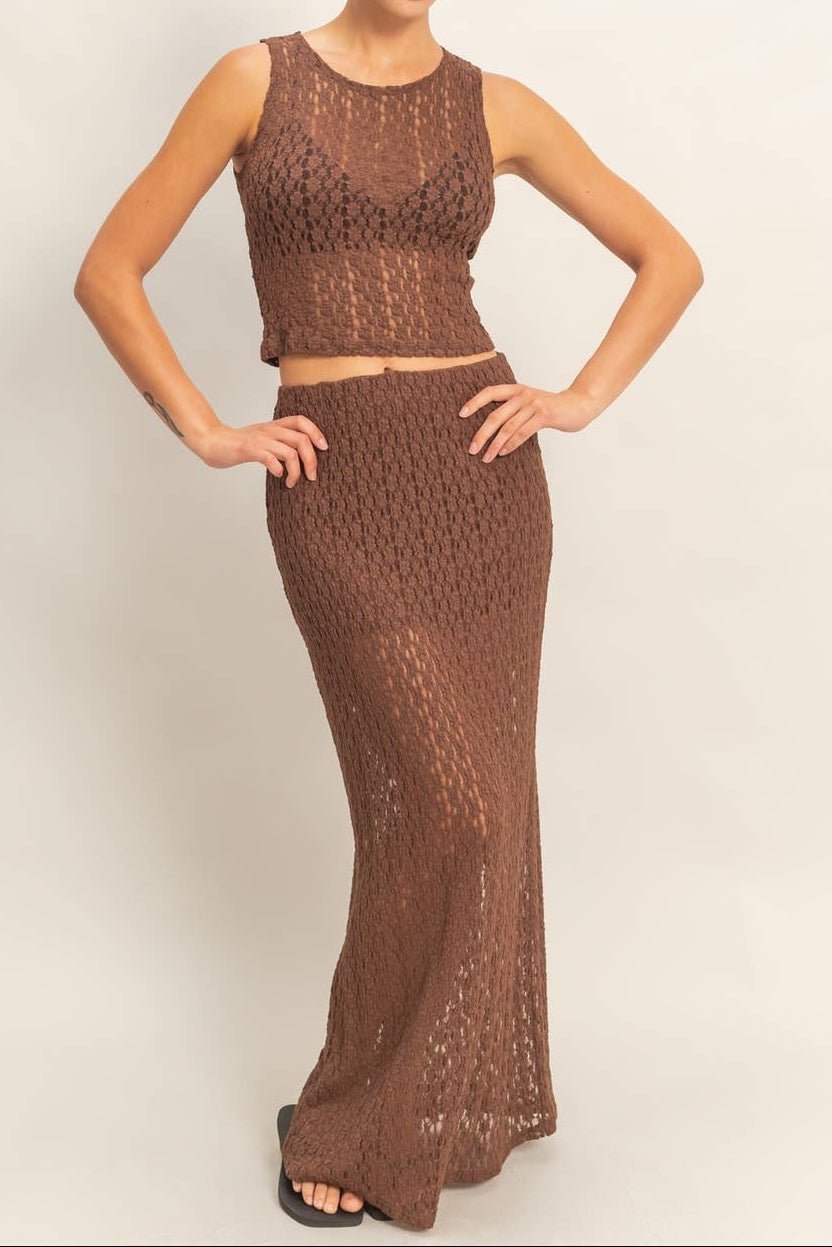 Marissa Lace Maxi Skirt - MTT Collective