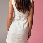 Marnie Eyelet Square Neck Mini Dress - MTT Collective