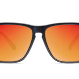 Matte Black / Red Sunset Fast Lanes Sunglasses - MTT Collective