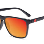 Matte Black / Red Sunset Fast Lanes Sunglasses - MTT Collective