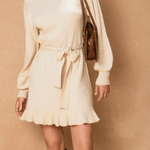 Meadow Ruffled Sweater Mini Dress - MTT Collective