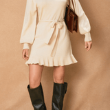 Meadow Ruffled Sweater Mini Dress - MTT Collective