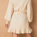 Meadow Ruffled Sweater Mini Dress - MTT Collective