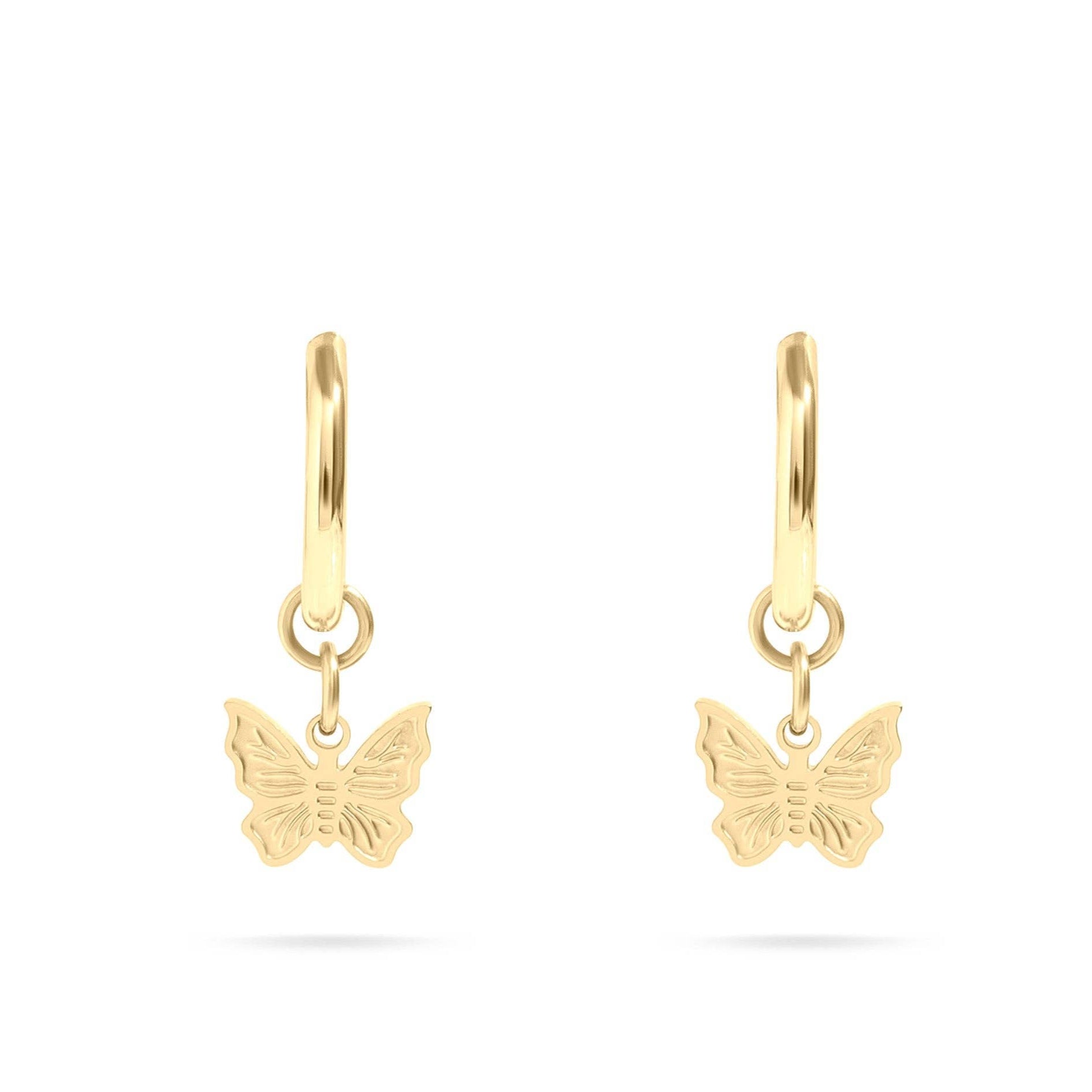 Megan Butterfly Huggie Earrings - MTT Collective