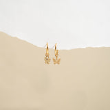 Megan Butterfly Huggie Earrings - MTT Collective