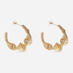Melissa Wired Statement Hoop Stud Earrings - MTT Collective