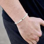 Men's Coated Hematite Stretch Bracelet - MTT Collective