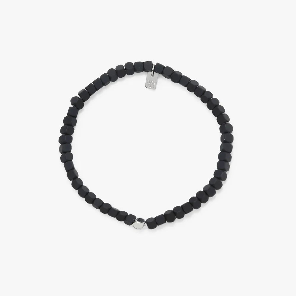 Men's Coated Hematite Stretch Bracelet - MTT Collective