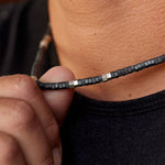 Men's Faceted Pyrite Bead Necklace - MTT Collective