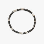 Men's Faceted Pyrite Stretch Bracelet - MTT Collective
