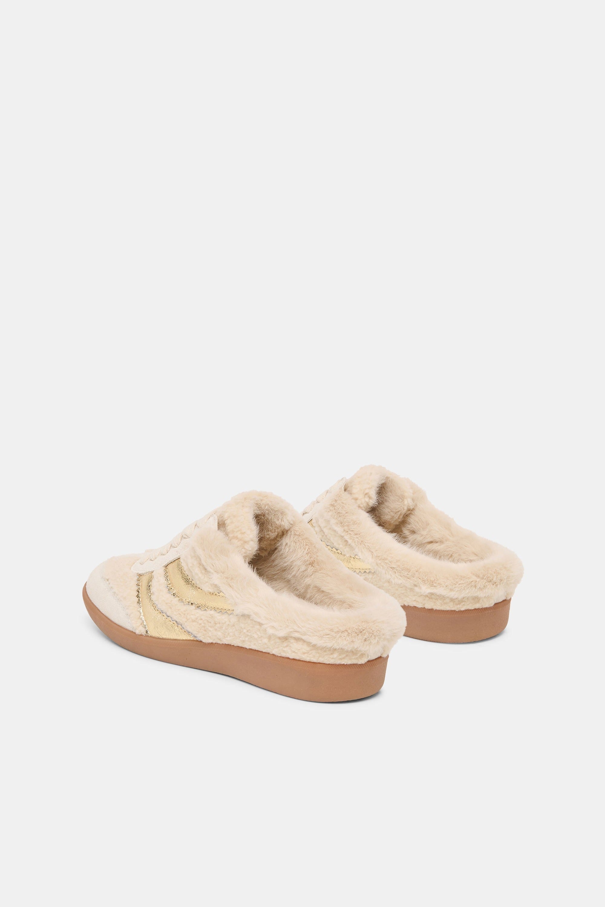Dolce Vita Merit Slide Plush sneaker angled pair view