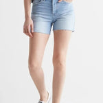 Mid - weight Denim High Rise Shorts - MTT Collective