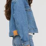 Mid - Weight Denim Pleated Jacket - MTT Collective
