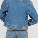 Mid - Weight Denim Pleated Jacket - MTT Collective