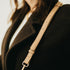 Minimalist Vegan Leather Crossbody Strap - Tan