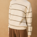 Miranda Striped Crewneck Sweater - MTT Collective