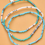 Mixed Seed Bead Stretch Bracelet Set Of 3 - MTT Collective