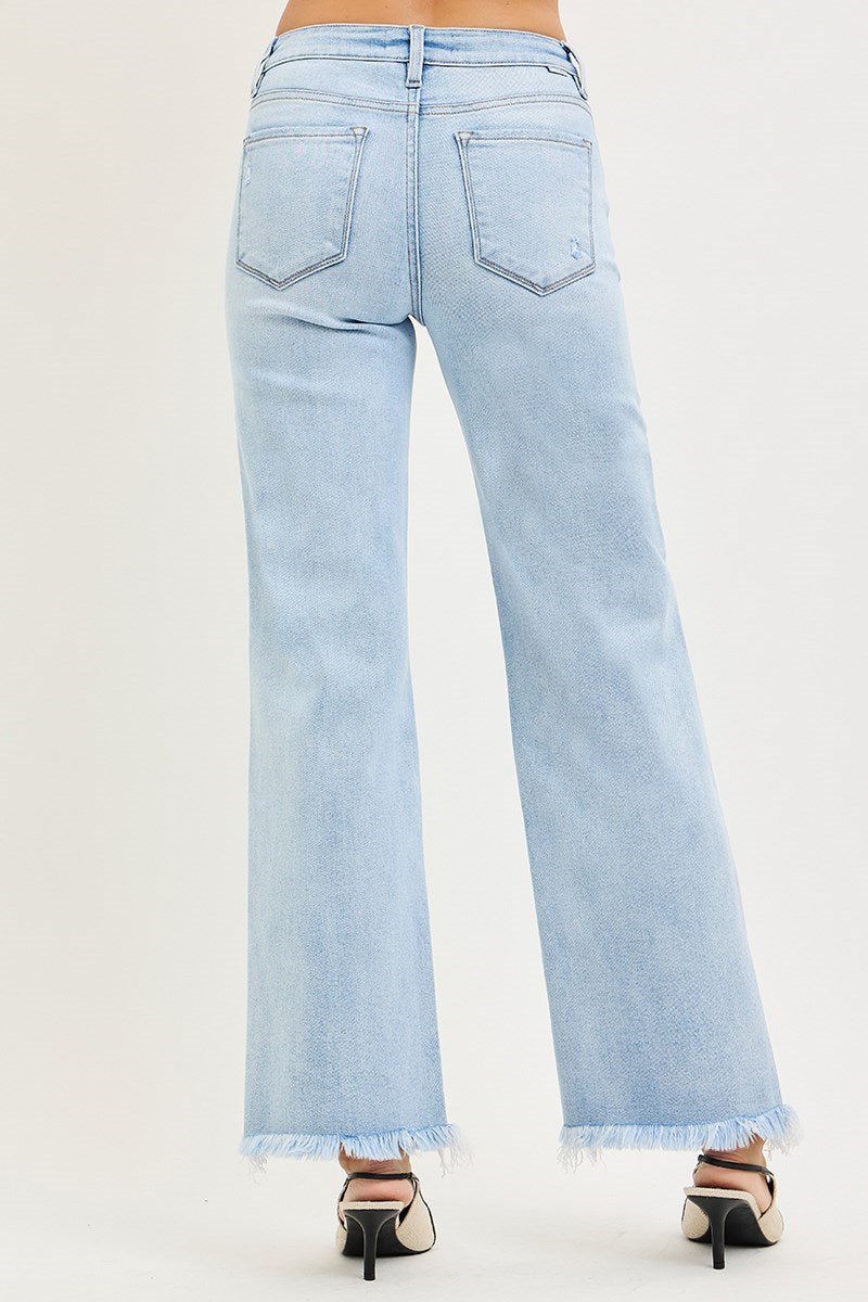 Monica Mid Rise Ankle Straight Jeans - MTT Collective