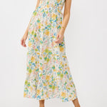 Morning Meadow Smocked Midi Dress - MTT Collective