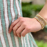 Scarlett Grace Beaded Bracelet Set | Gold - MTT Collective
