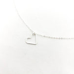 MTT Jewelry - Jewelry - Necklaces - Amara Open Hanging Heart Necklace - MTT Collective