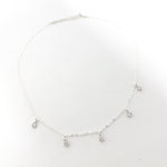 MTT Jewelry - Jewelry - Necklaces - Eliza Five Hanging Rhinestone Necklace - MTT Collective