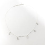 MTT Jewelry - Jewelry - Necklaces - Eliza Five Hanging Rhinestone Necklace - MTT Collective