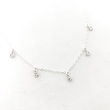 MTT Jewelry - Jewelry - Necklaces - Eliza Five Hanging Rhinestone Necklace - MTT Collective