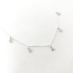 MTT Jewelry - Jewelry - Necklaces - Eliza Five Hanging Rhinestone Necklace - MTT Collective