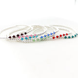 Gracie Beaded Birthstone Accented Kids Bracelet - MTT Collective