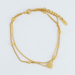 Multi Row Heart Anklet - MTT Collective