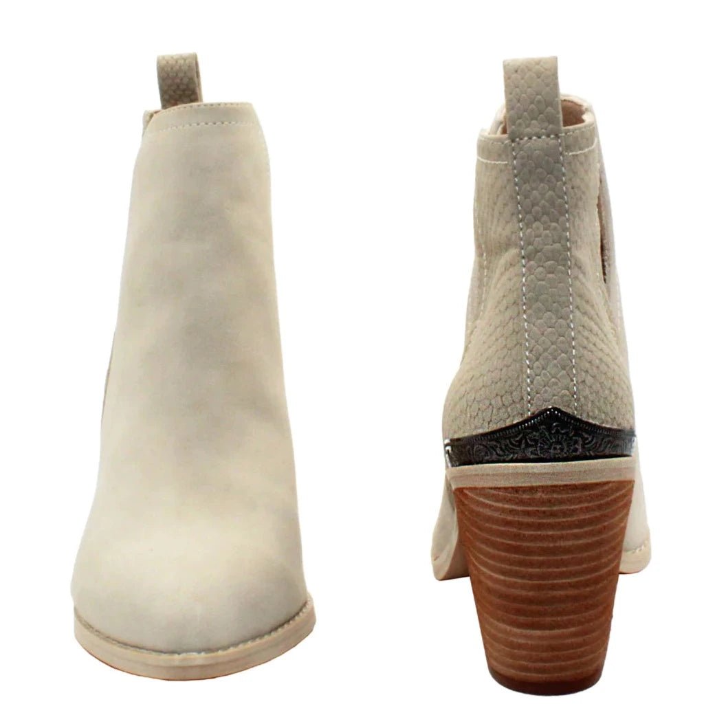 Mumba Faux Exotic Upper Bootie - MTT Collective