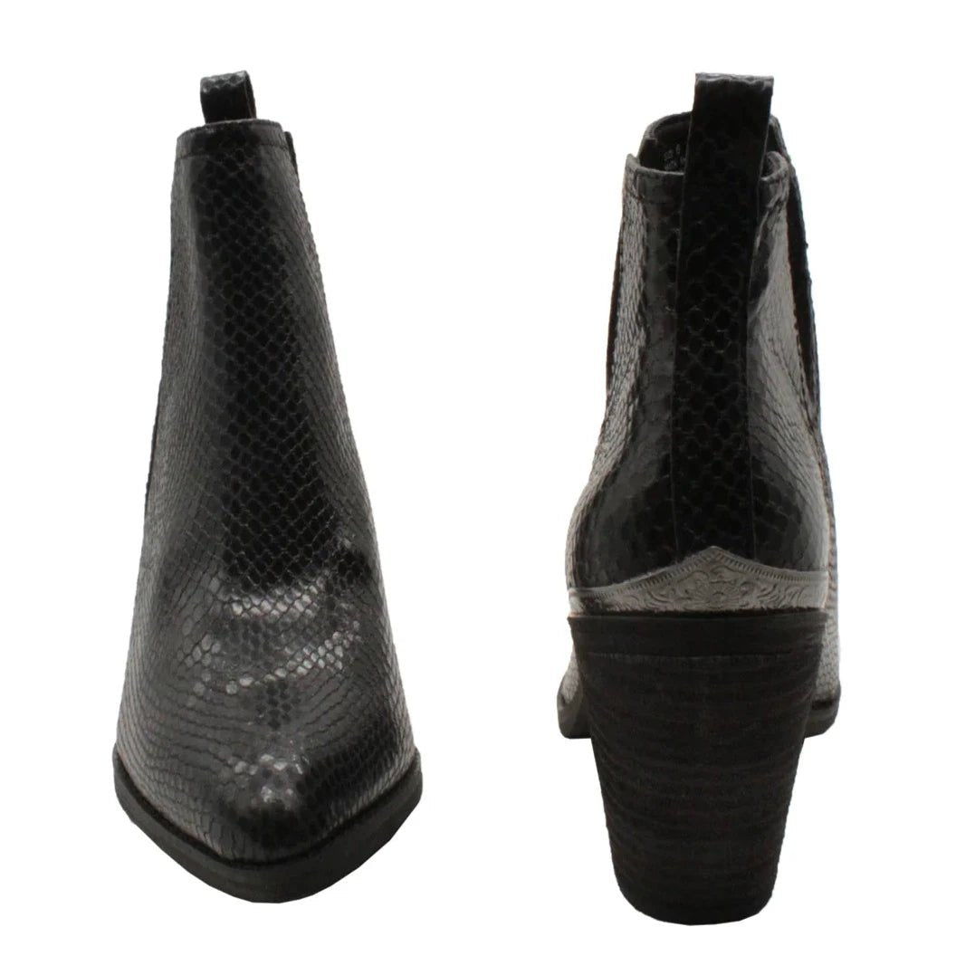 Mumba Faux Exotic Upper Bootie - MTT Collective