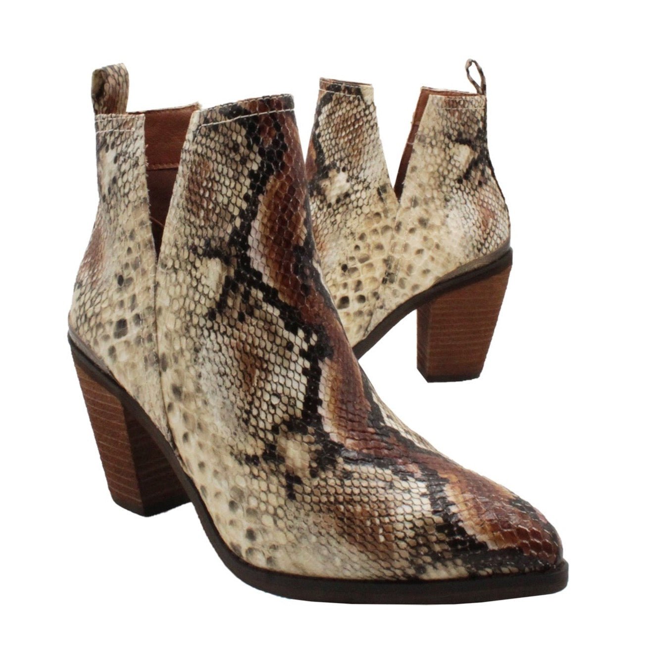 Mumba Faux Exotic Upper Bootie - MTT Collective