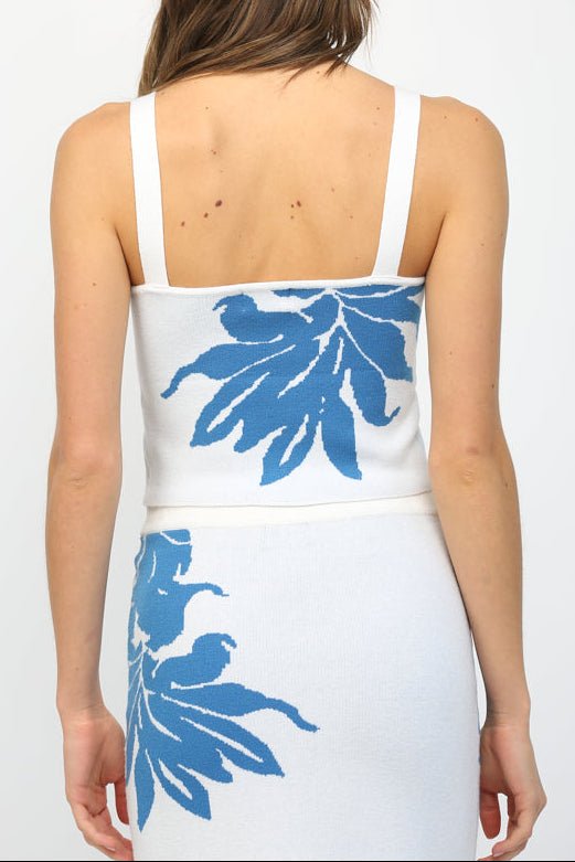 Myrtle Floral Sweater Tank - MTT Collective