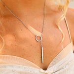 Nala Loop Chain Lariat Necklace - MTT Collective