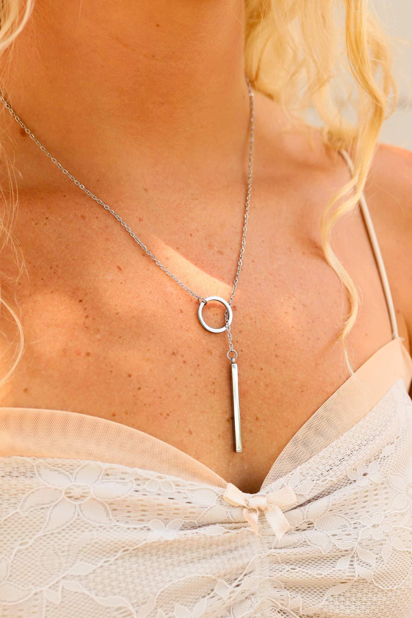 Nala Loop Chain Lariat Necklace - MTT Collective