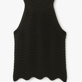 Naomi Wavy Knit Halter Tank - MTT Collective
