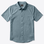 Cuts Crossover Button Up - Naples Blue