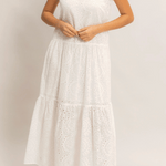 Natalie Tiered Eyelet Maxi Dress - MTT Collective