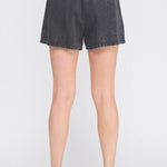 Nessa Washed Chambray Drawstring Shorts - MTT Collective