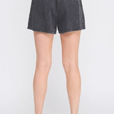 Nessa Washed Chambray Drawstring Shorts - MTT Collective