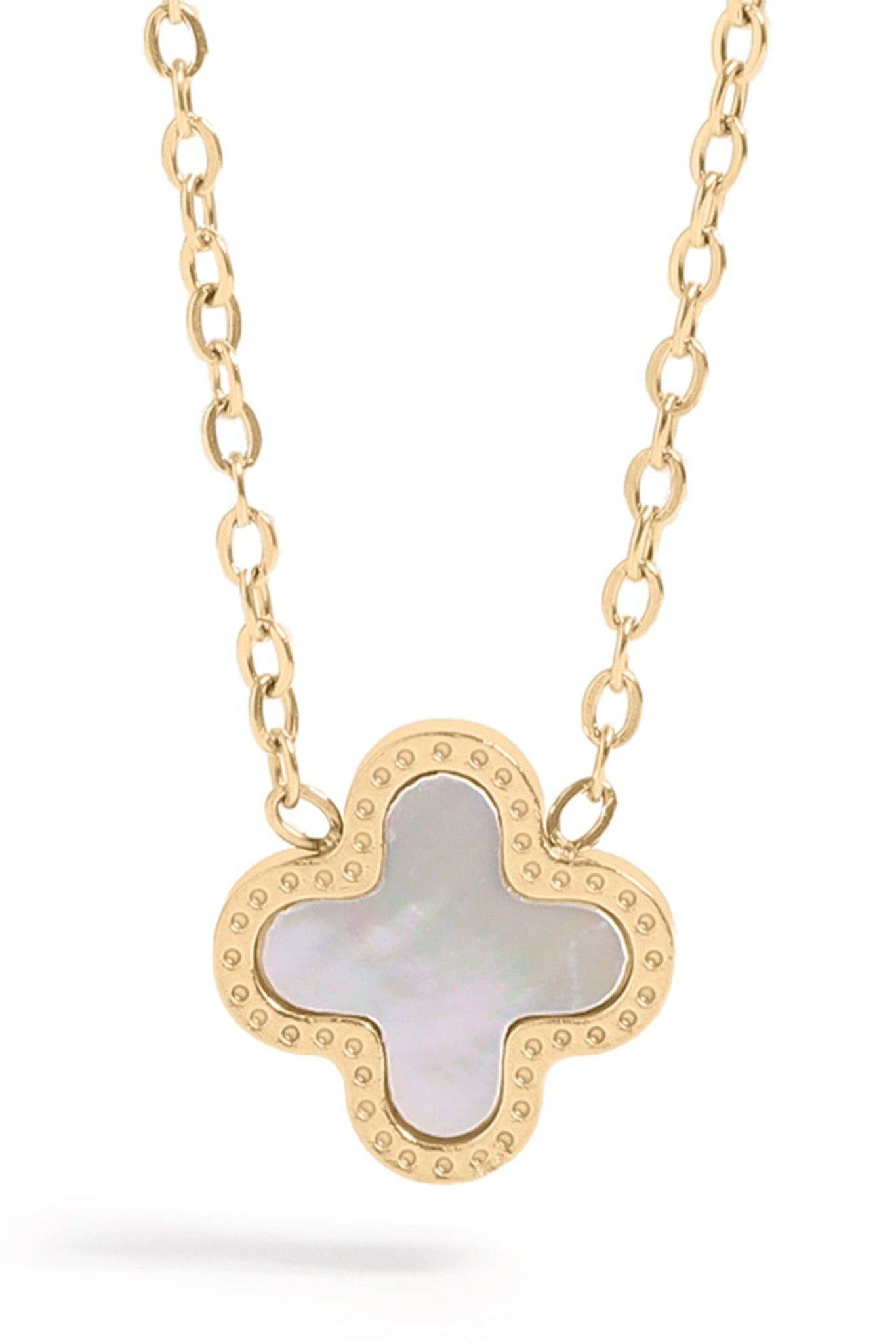 Nia Lucky Clover Charm Necklace - MTT Collective