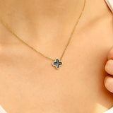 Nia Lucky Clover Charm Necklace - MTT Collective