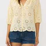 Nina Eyelet Top - MTT Collective