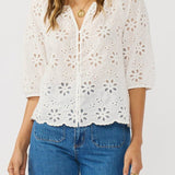 Nina Eyelet Top - MTT Collective