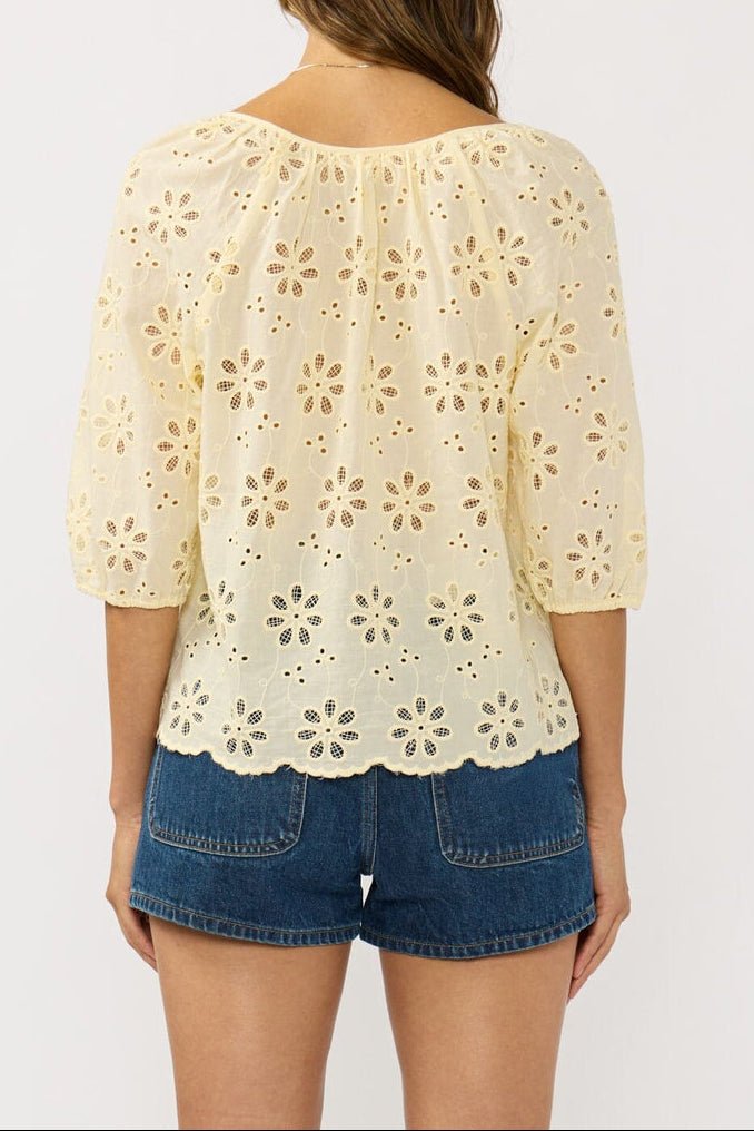 Nina Eyelet Top - MTT Collective