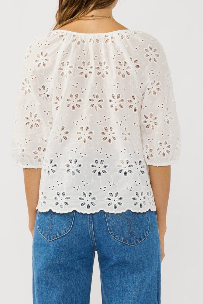 Nina Eyelet Top - MTT Collective