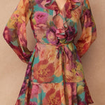 No One Else Chiffon Ruffled Mini Dress - MTT Collective
