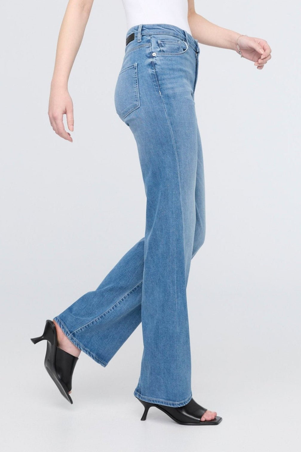 No Sweat Denim High Rise Wide Leg - MTT Collective